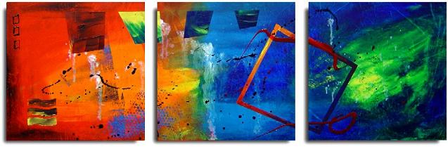 Dafen Oil Painting on canvas abstract -set184